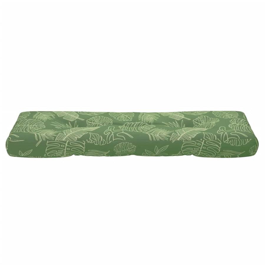 Palletkussen 120x40x12 cm stof bladpatroon 120 x 40 x 12 cm
