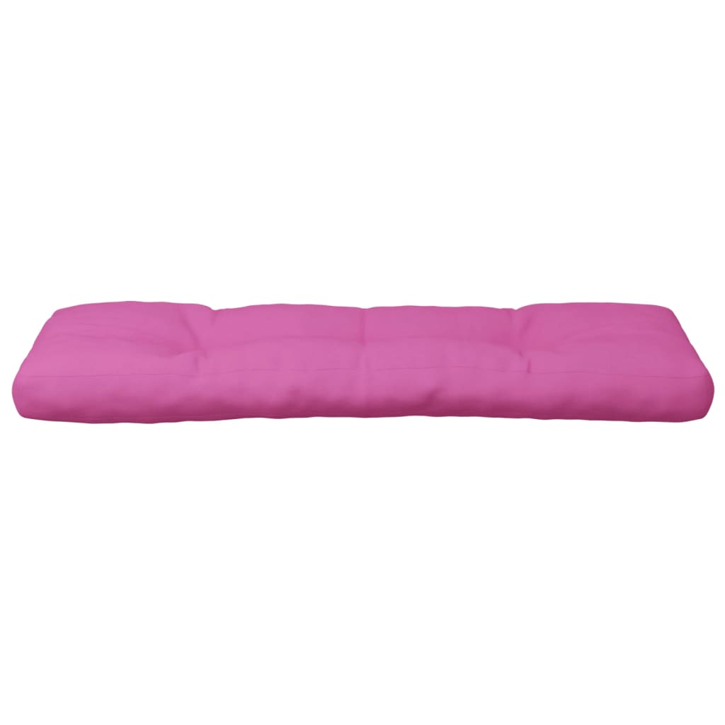 Palletkussen 120x40x12 cm stof roze 120 x 40 x 12 cm