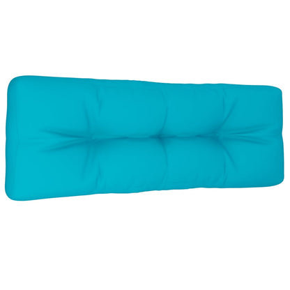 Palletkussen 120x40x12 cm stof turquoise 120 x 40 x 12 cm