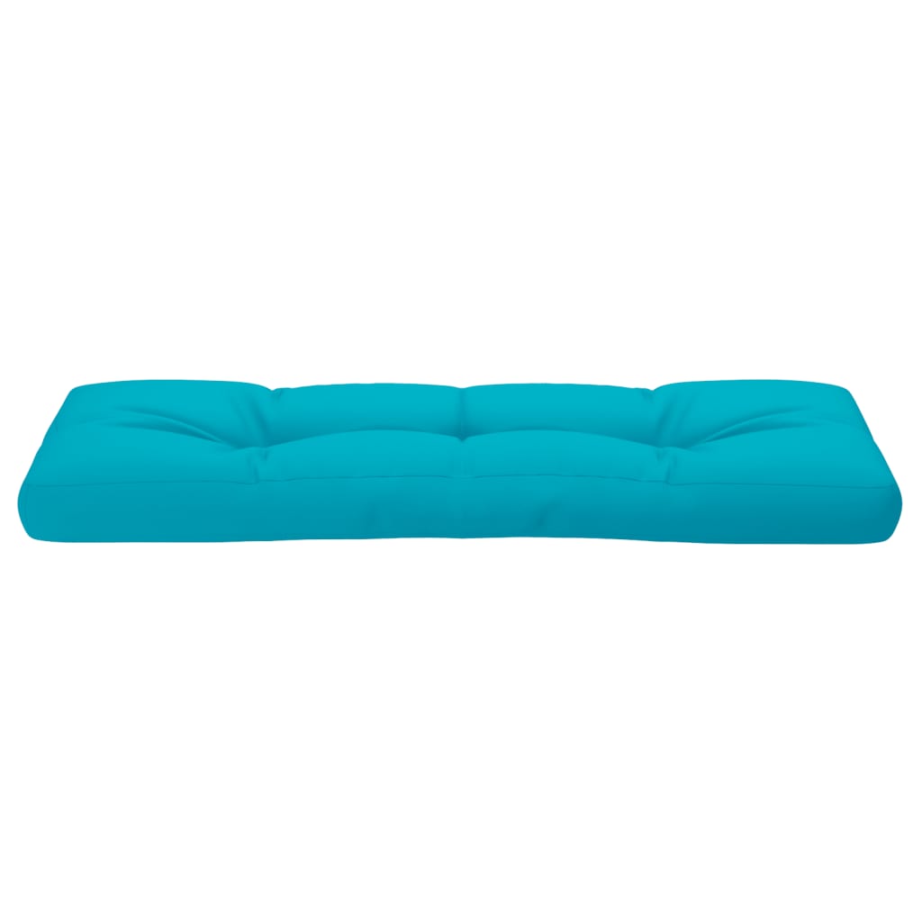Palletkussen 120x40x12 cm stof turquoise 120 x 40 x 12 cm