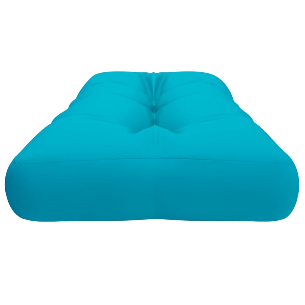 Palletkussen 120x40x12 cm stof turquoise 120 x 40 x 12 cm