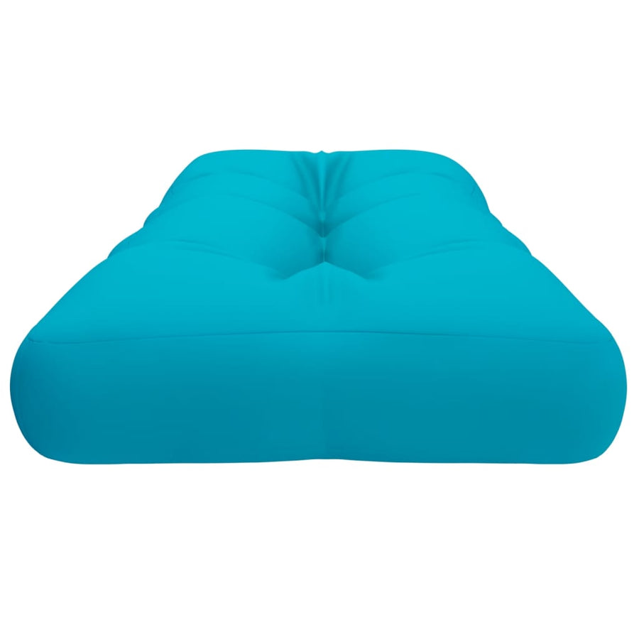 Palletkussen 120x40x12 cm stof turquoise 120 x 40 x 12 cm