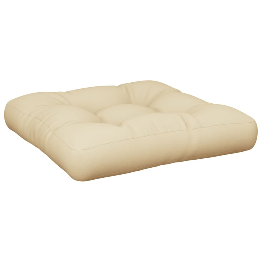 Palletkussens 2 st stof beige