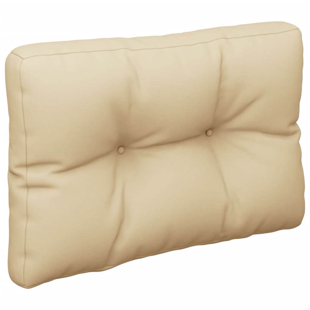 Palletkussens 2 st stof beige