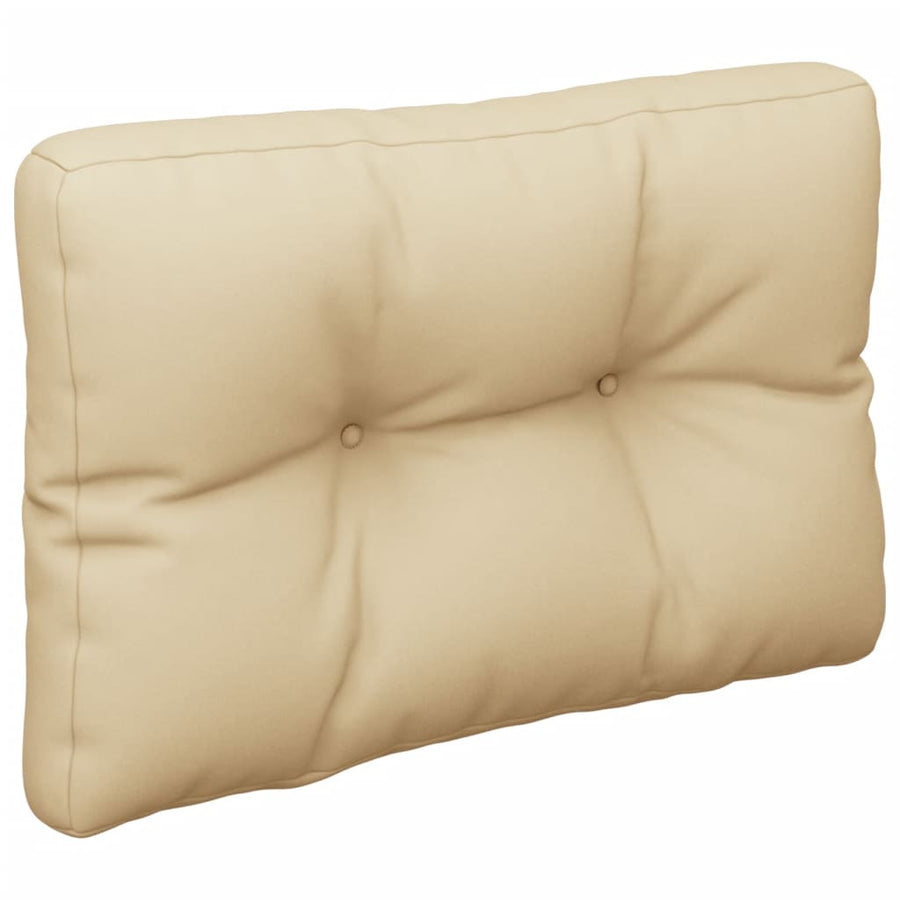 Palletkussens 2 st stof beige