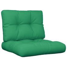 Palletkussens 2 st stof groen