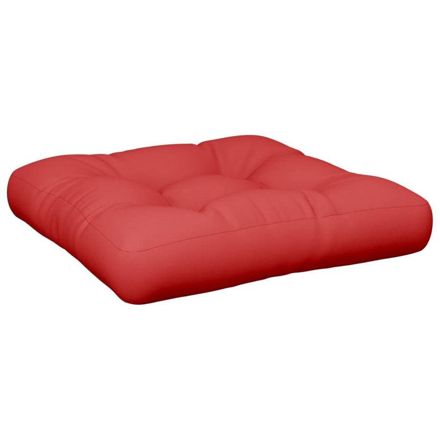 Palletkussens 2 st stof rood