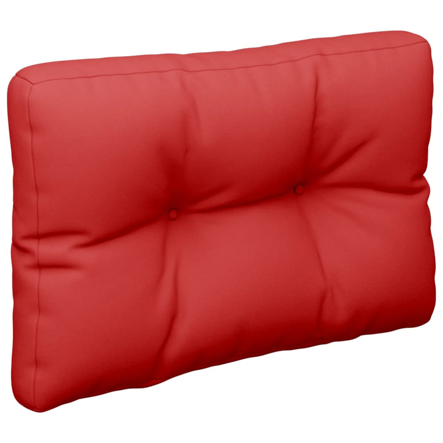 Palletkussens 2 st stof rood