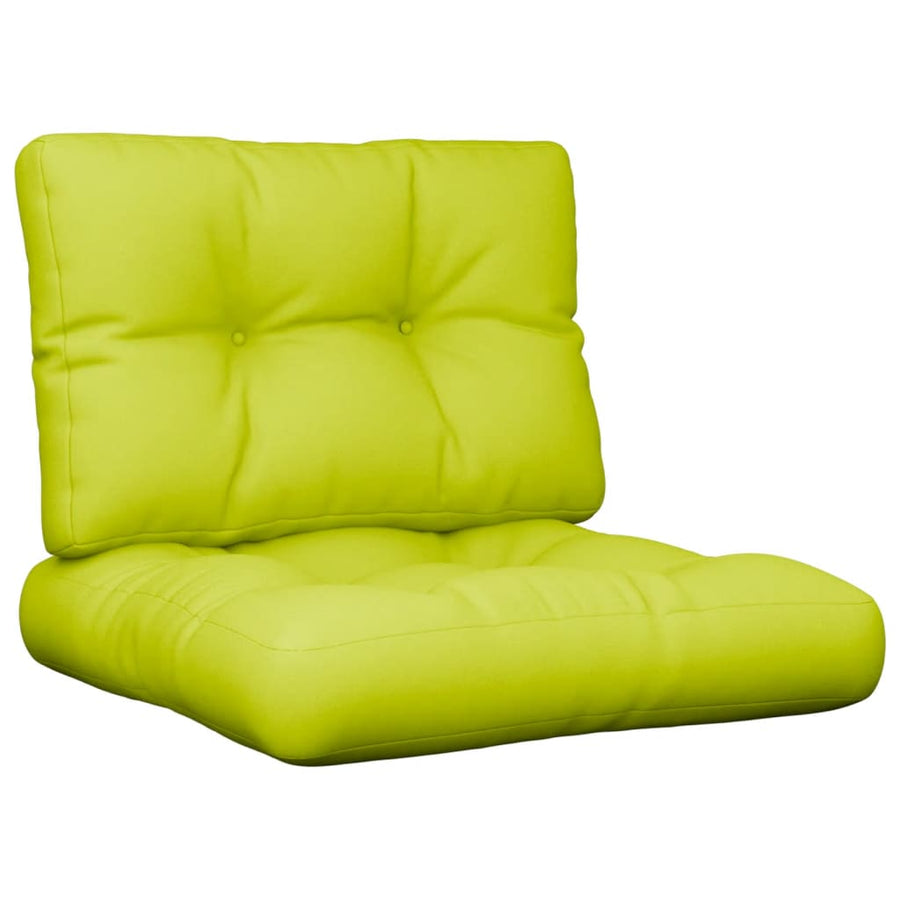 Palletkussens 2 st stof felgroen