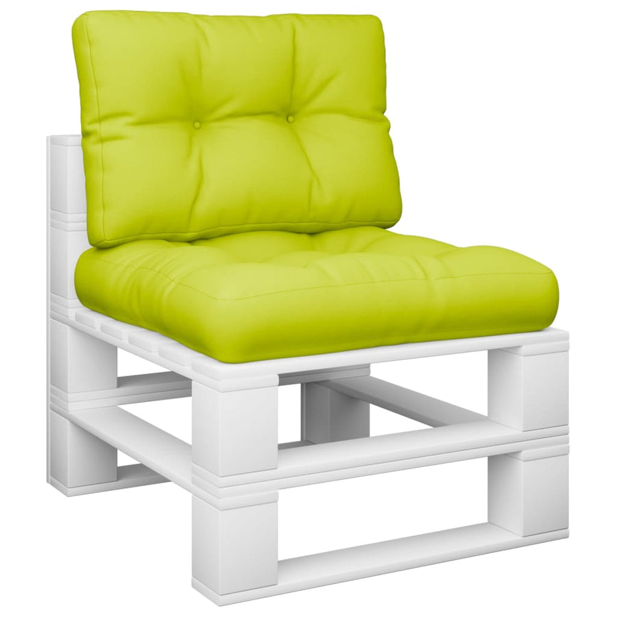 Palletkussens 2 st stof felgroen