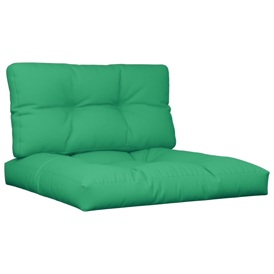 Palletkussens 2 st stof groen