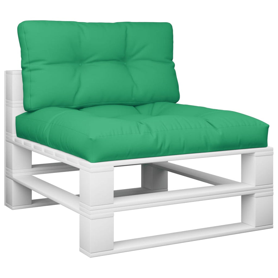 Palletkussens 2 st stof groen