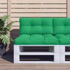 Palletkussens 2 stuks groen 70x70x12 cm
