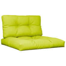 Palletkussens 2 st stof heldergroen 70 x 70 x 12 cm Heldergroen