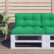 Palletkussens 2 st groen 80x80x12 cm en 80x40x12 cm