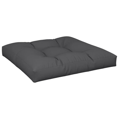 Palletkussens 2 st stof zwart