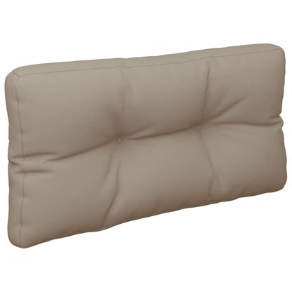 Palletkussens 2 st stof taupe