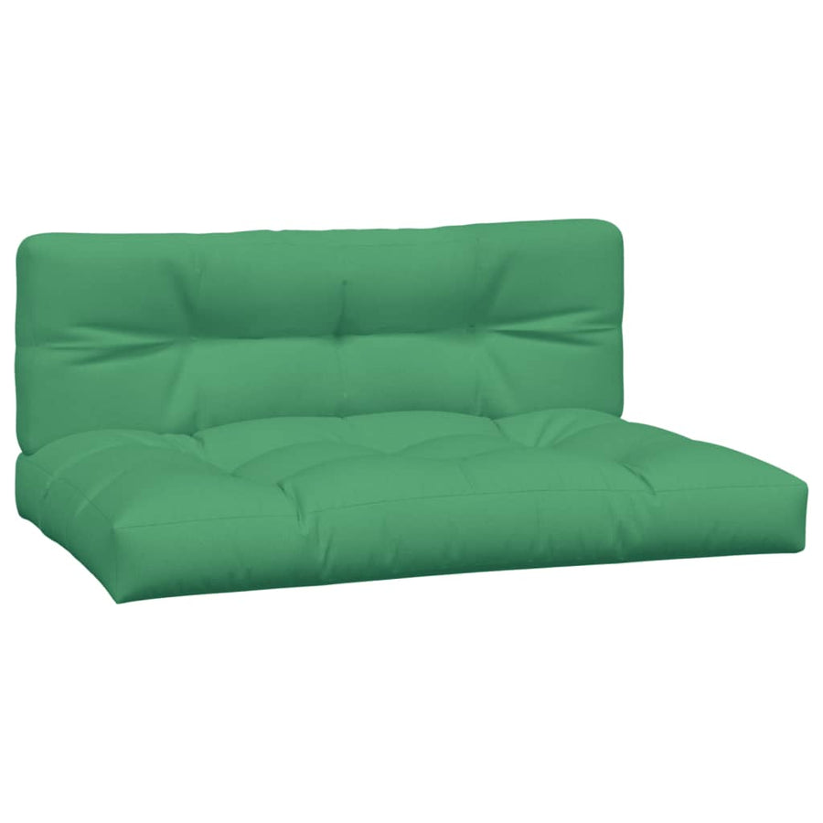 Palletkussens 2 st stof groen