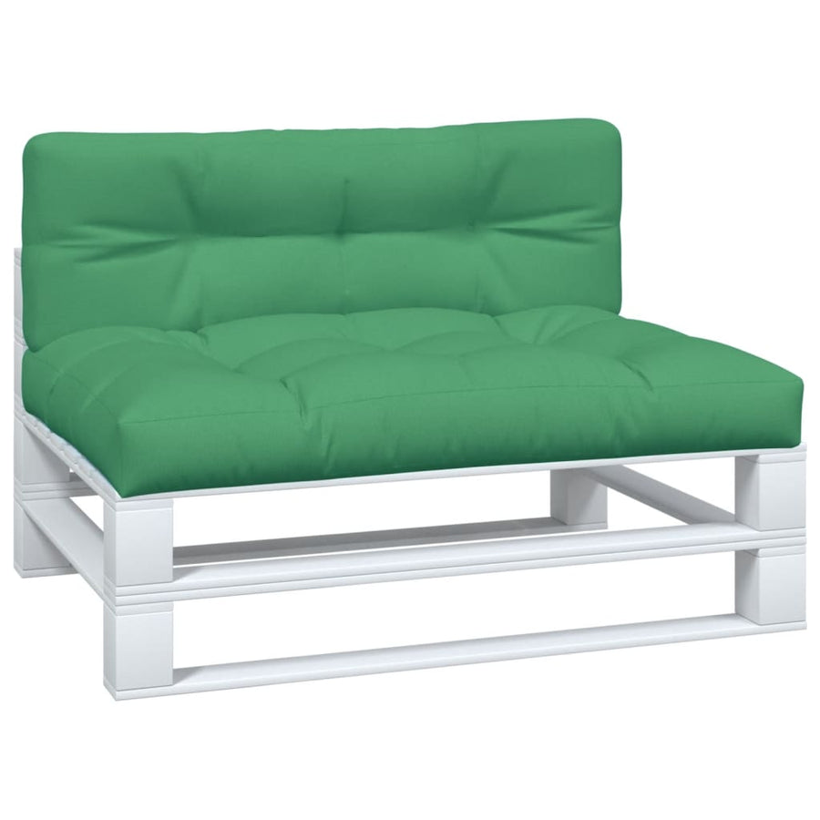 Palletkussens 2 st stof groen