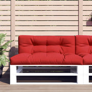 Palletkussens 2 st rood 120x80x12 cm