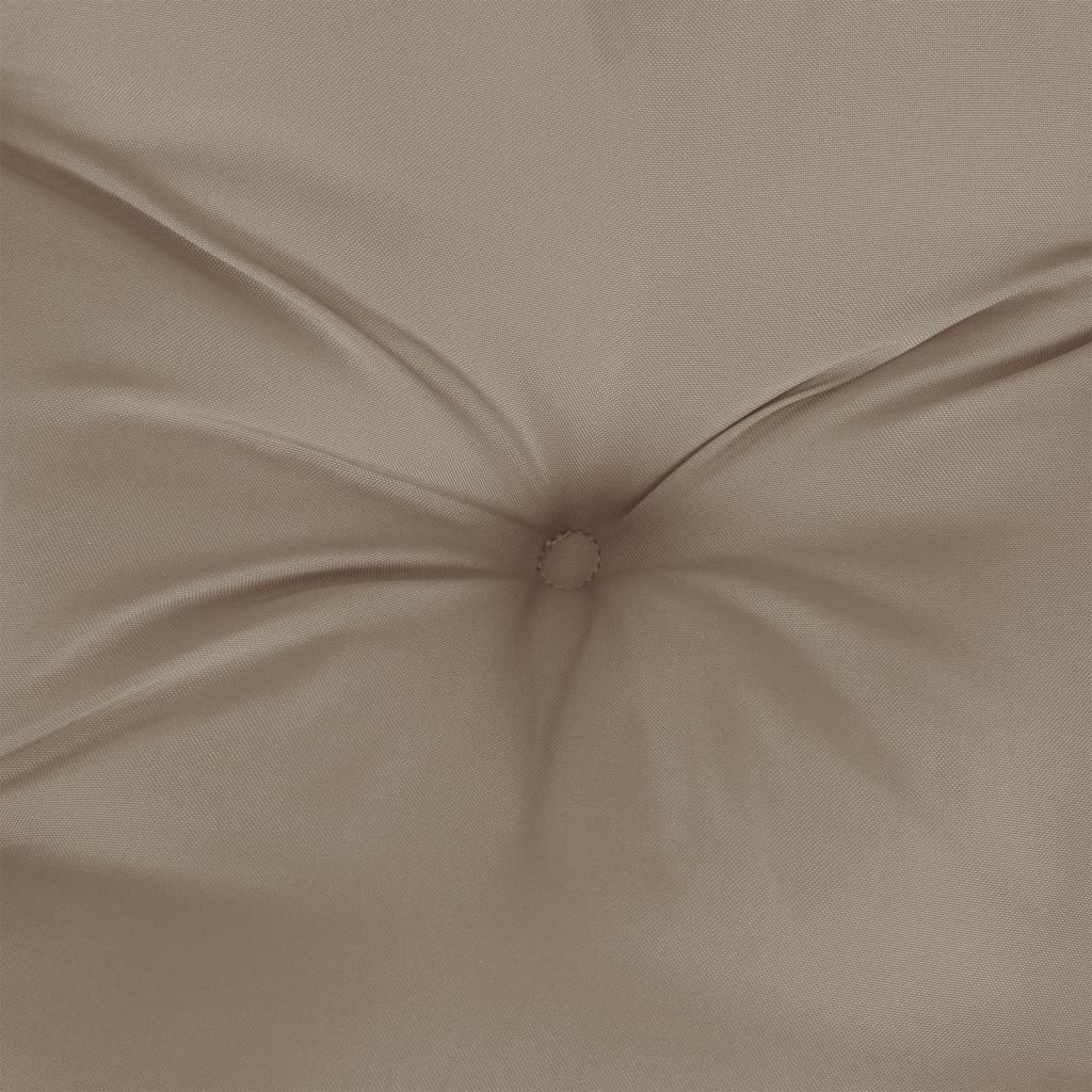 Palletkussens 2 st stof taupe