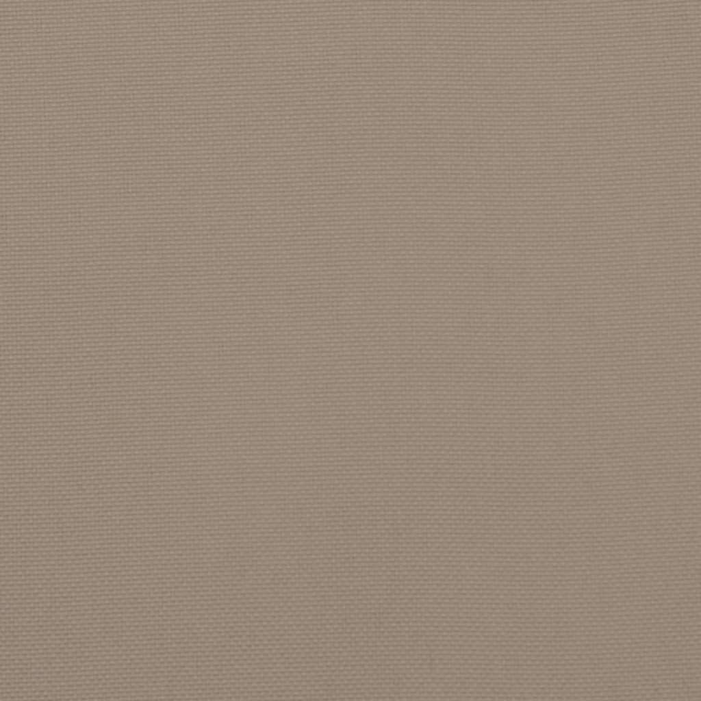 Palletkussens 2 st stof taupe