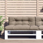 Palletkussens 2 stuks taupe 120x80x12 cm