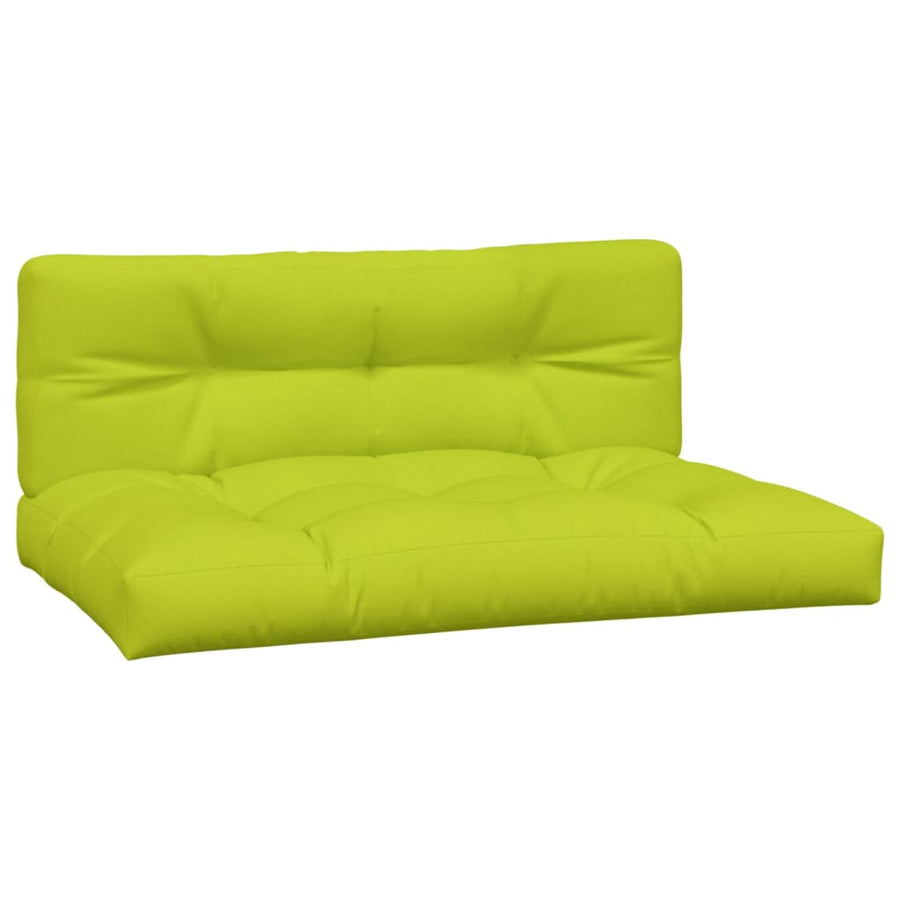 Palletkussens 2 St Stof Felgroen 120 x 80 x 12 cm