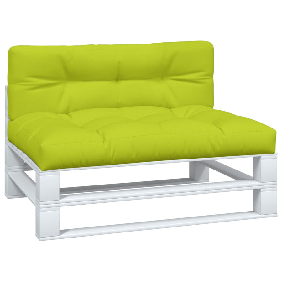 Palletkussens 2 St Stof Felgroen 120 x 80 x 12 cm