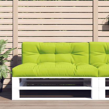 Palletkussens 2 St Stof Felgroen 120 x 80 x 12 cm