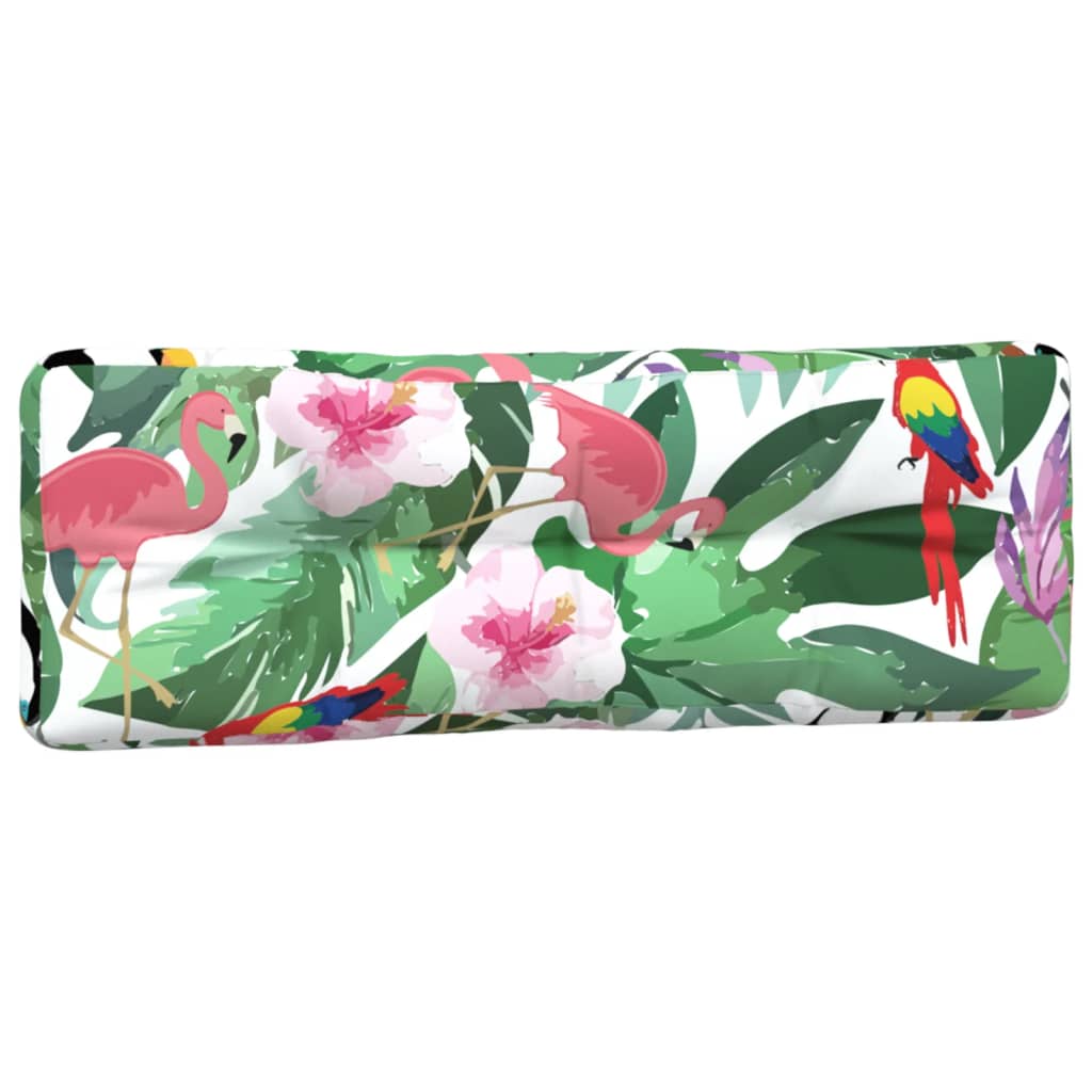 Palletkussens 2 st stof meerkleurig 120 x 80 x 12 cm Groen en roze