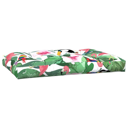 Palletkussens 2 st stof meerkleurig 120 x 80 x 12 cm Groen en roze