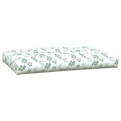 Palletkussens 2 st stof bladpatroon
