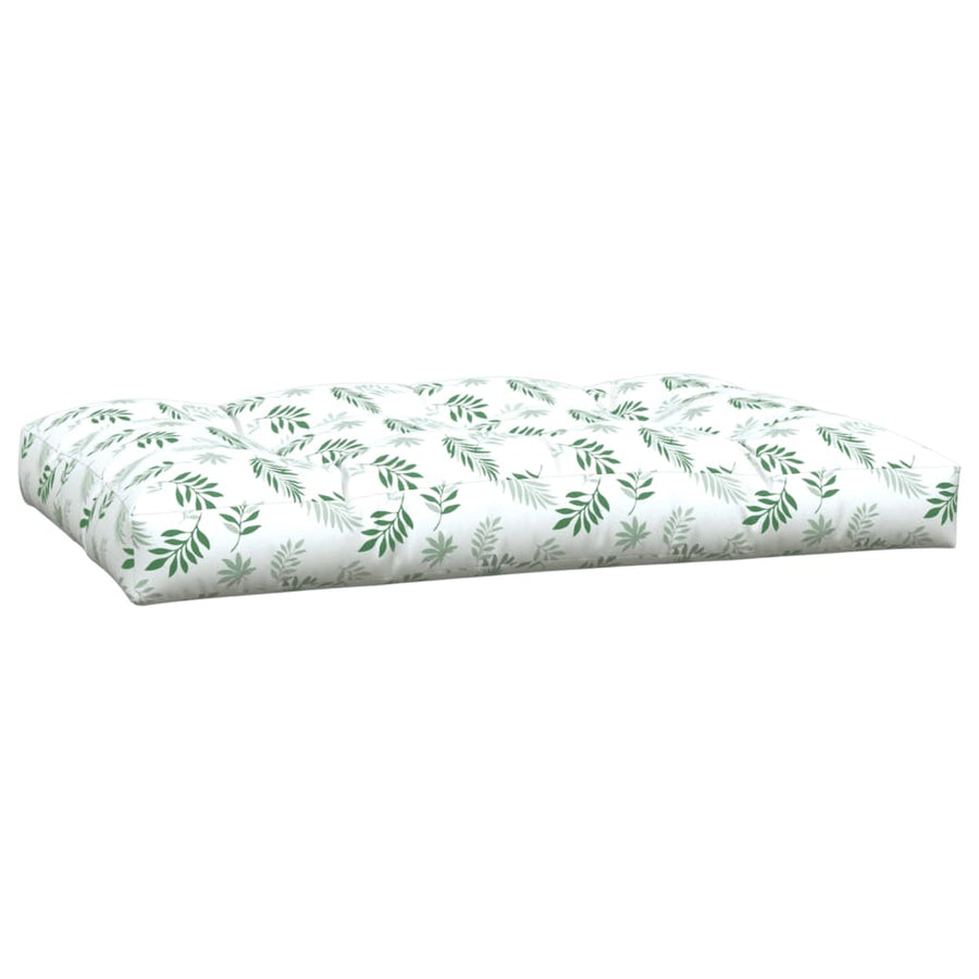 Palletkussens 2 st stof bladpatroon