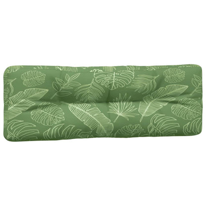 Palletkussens 2 st stof bladpatroon 120 x 80 x 12 cm Bladontwerp