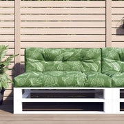 Palletkussens 2 st bladpatroon 120x80x12 cm