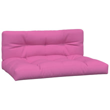 Palletkussens 2 st stof roze 120 x 80 x 12 cm Roze