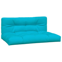 Palletkussens 2 st stof turquoise 120 x 80 x 12 cm Turquoise