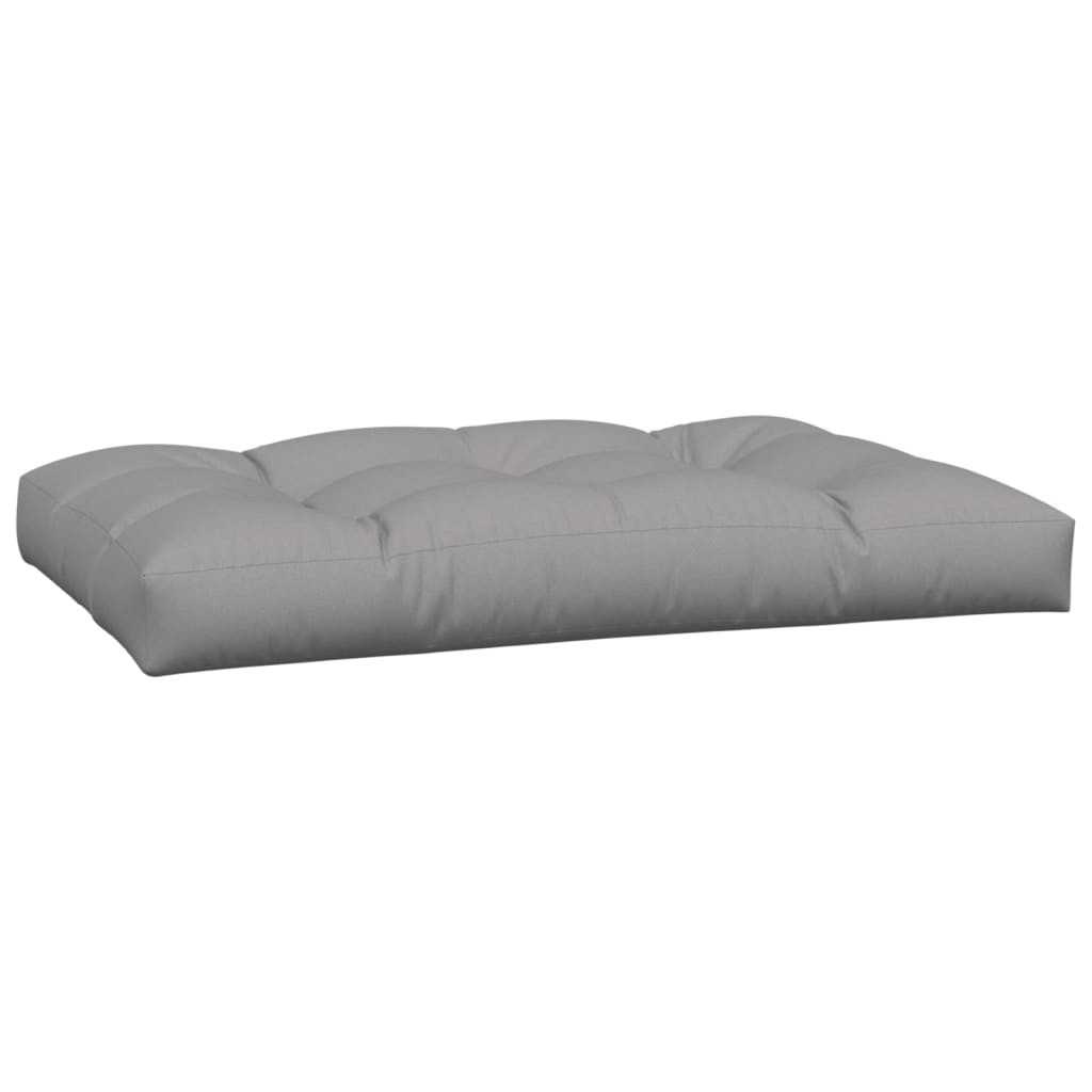 Palletkussens 3 st stof grijs