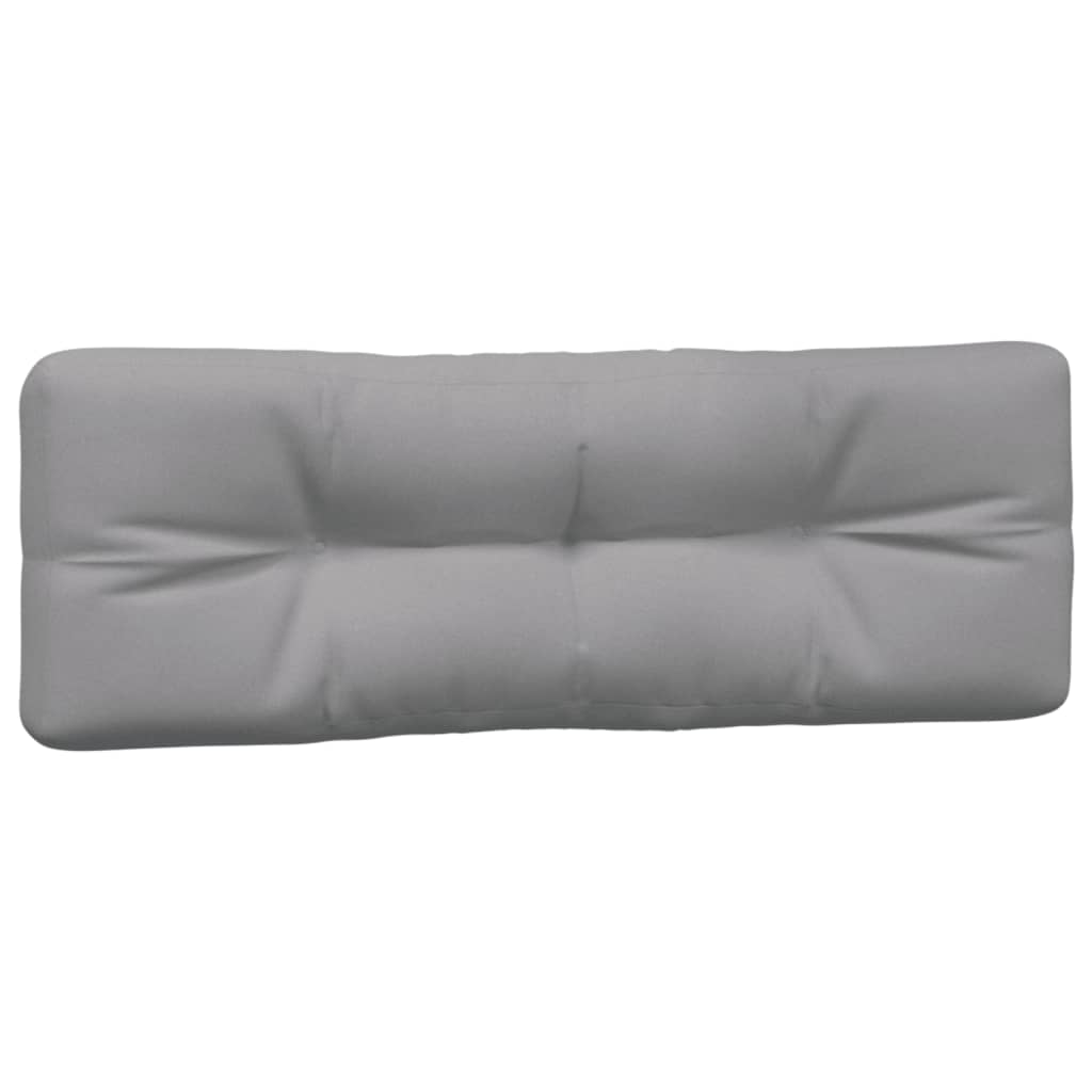 Palletkussens 3 st stof grijs