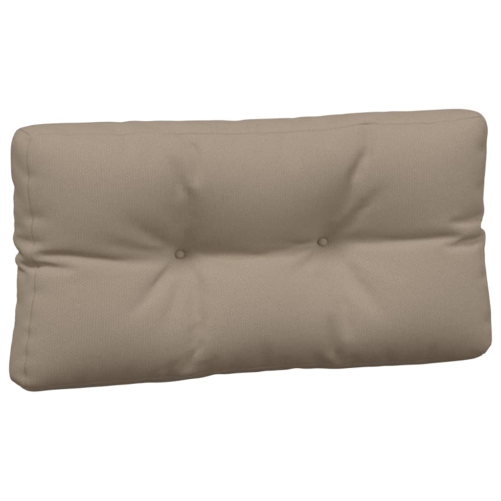 Palletkussens 3 st stof taupe