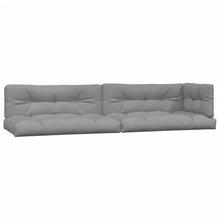 Palletkussens 5 st stof grijs
