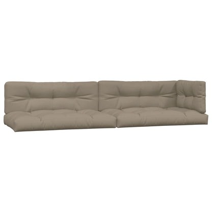 Palletkussens 5 st stof taupe