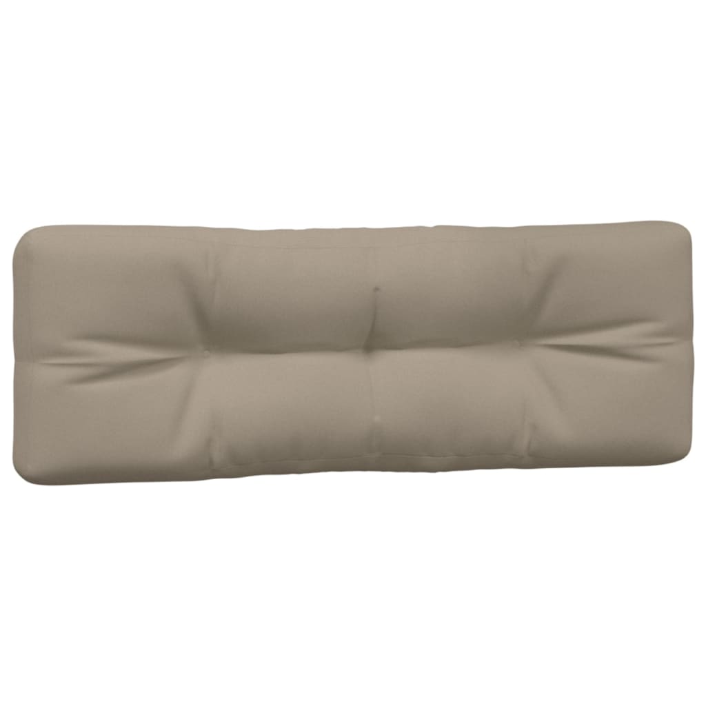 Palletkussens 5 st stof taupe