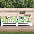 Pallet cushions 5 pcs fabric multicolour