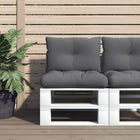 Pallet Cushions 2 pcs Fabric Anthracite