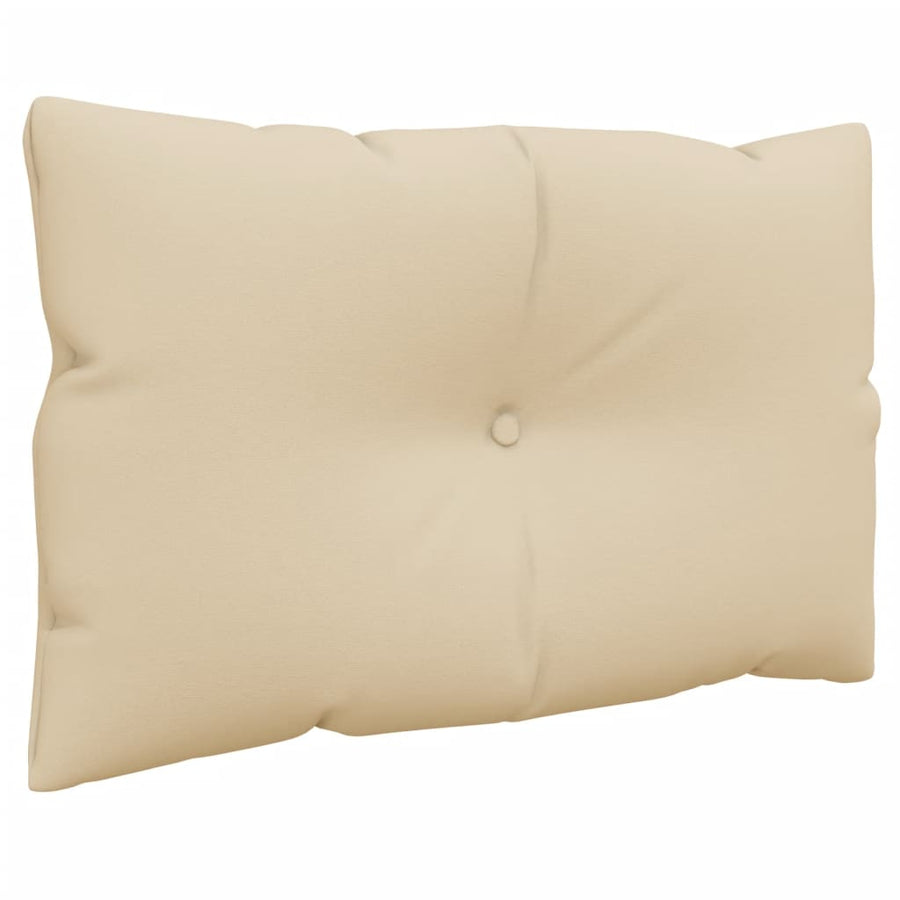 Palletkussens 2 st stof beige
