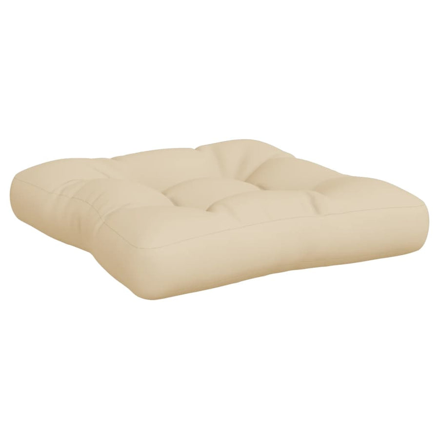 Palletkussens 2 st stof beige