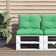 Pallet cushions 2 pcs fabric green