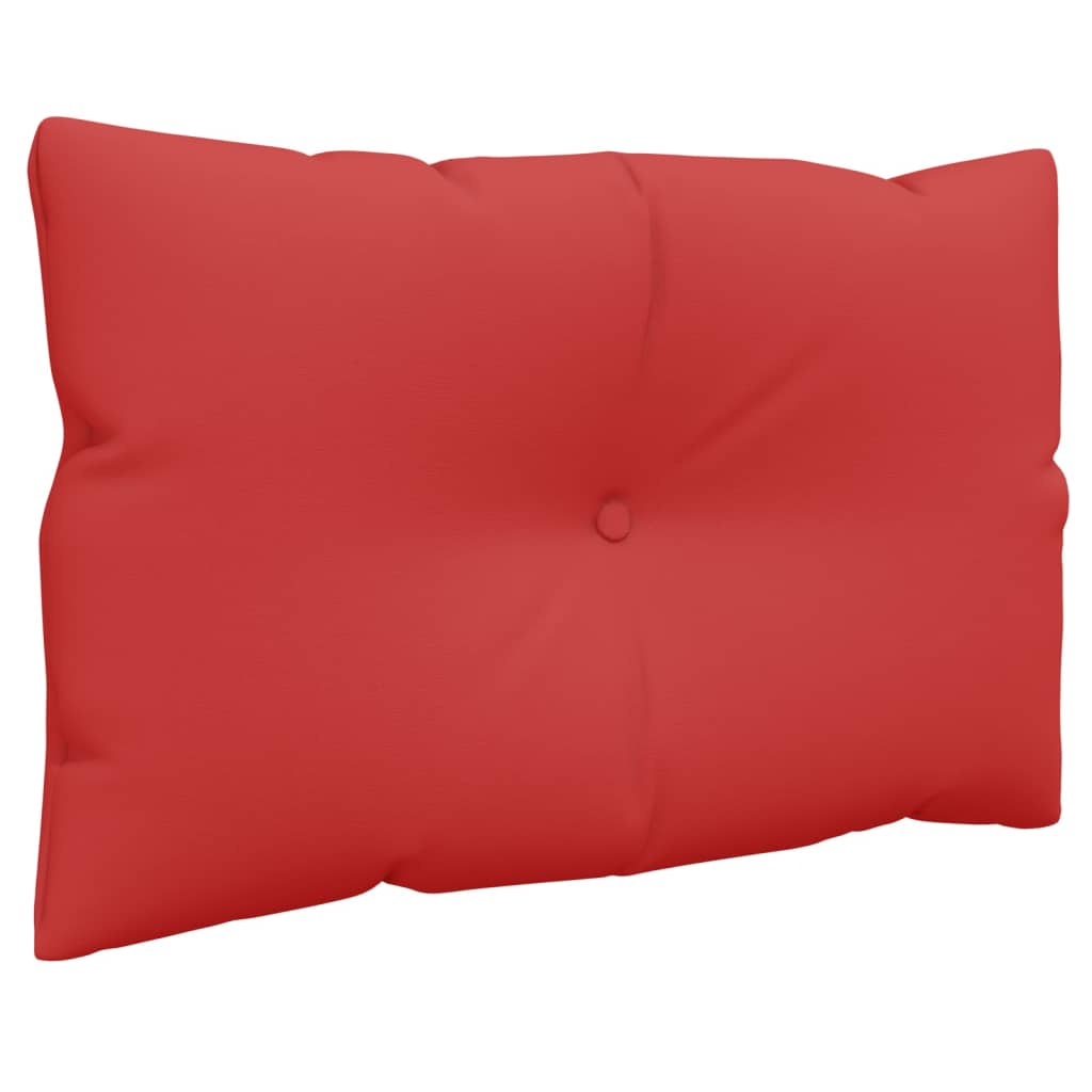 Palletkussens 2 st stof rood